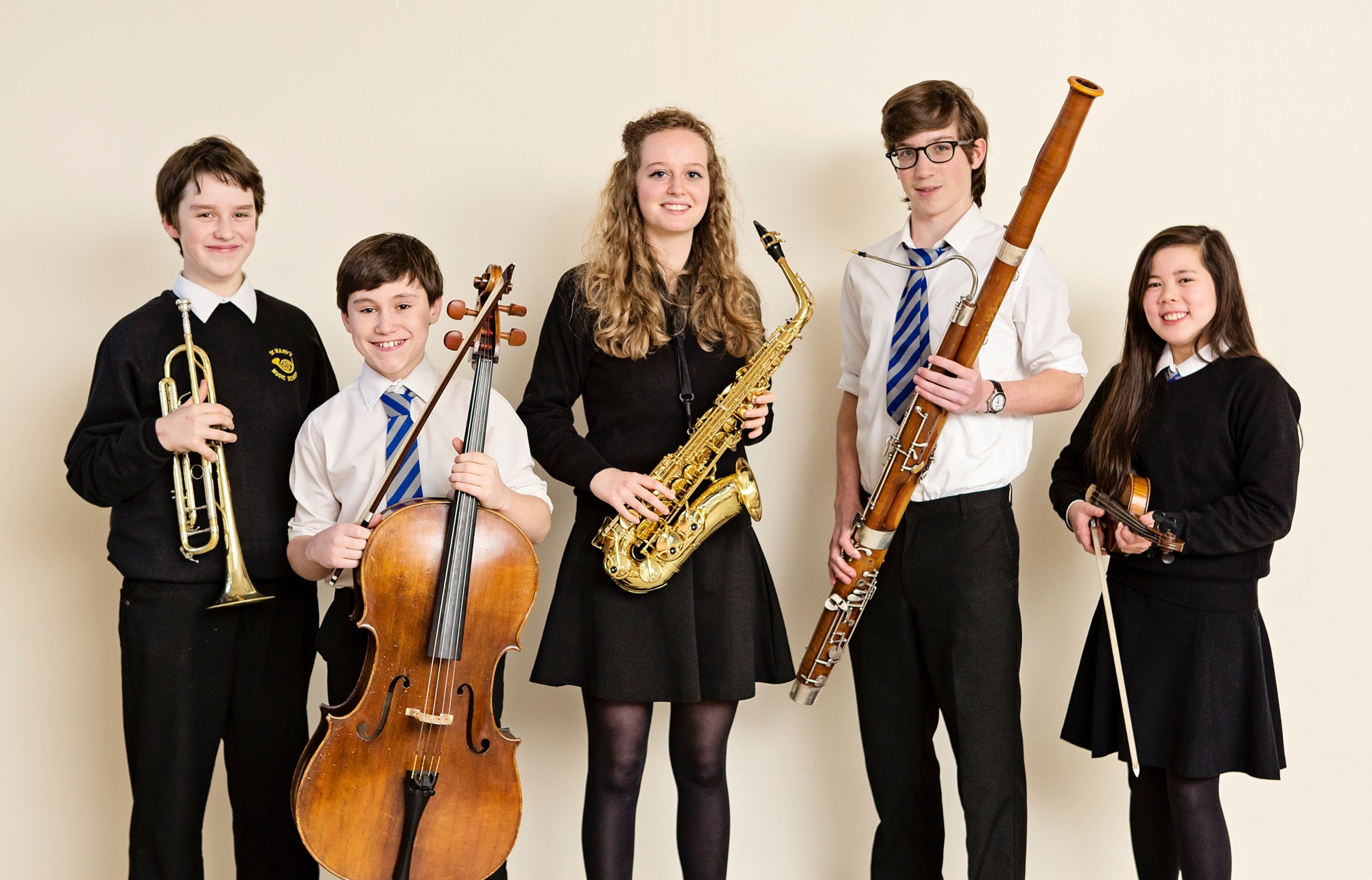 Young instrumentalists from St Mary's Music School, Edinburgh