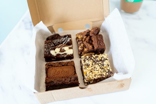 Social Bite box of four brownies