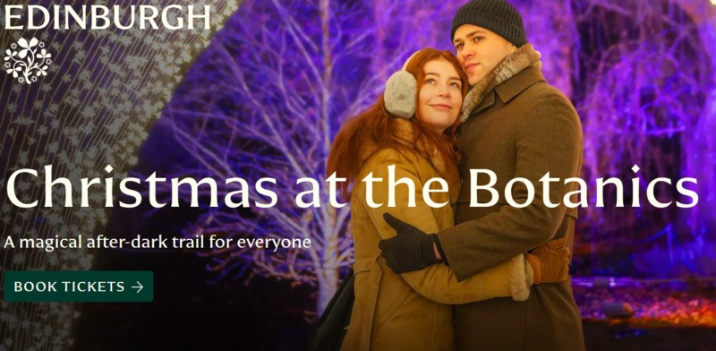 Xmas Botanics Edinburgh