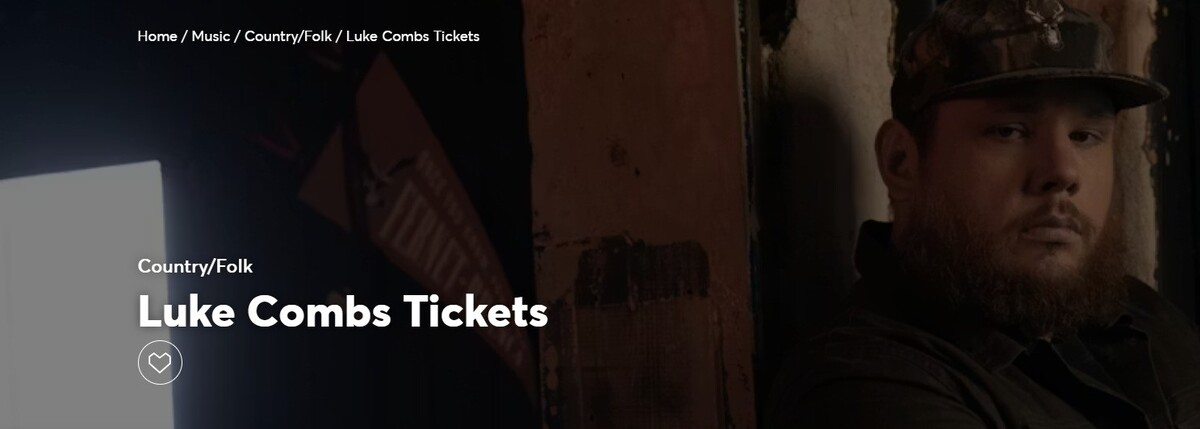 Luke Combs Edinburgh Tickets