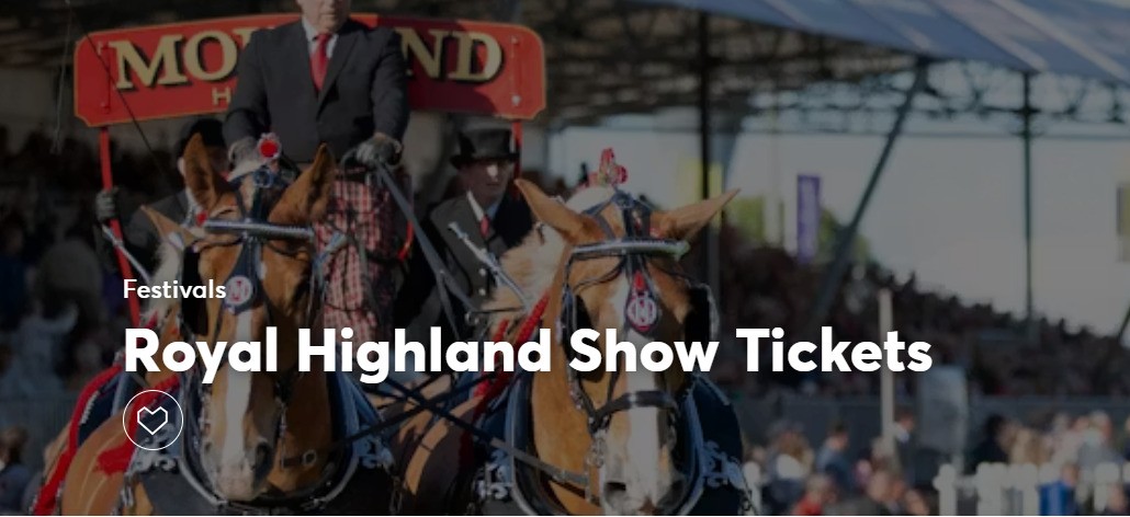 Royal Highland Show tickets Edinburgh