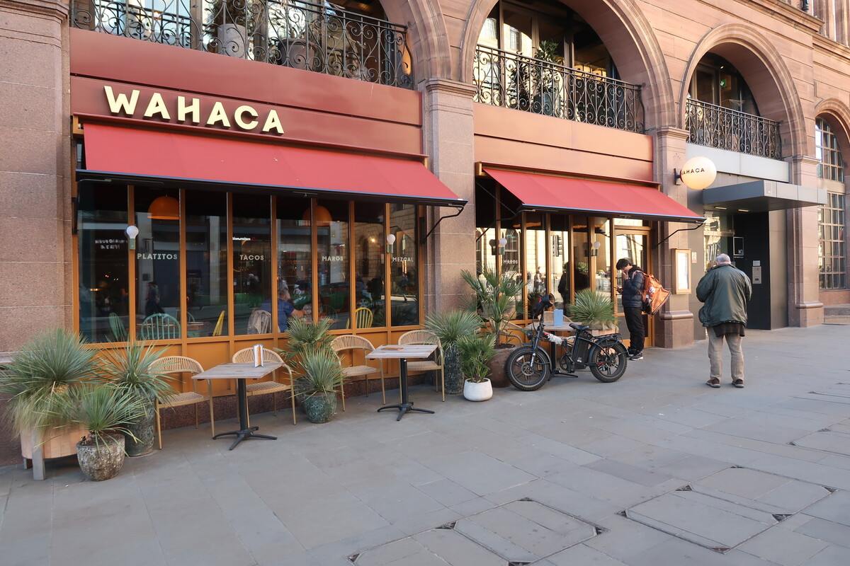 Wahaca restaurant Edinburgh