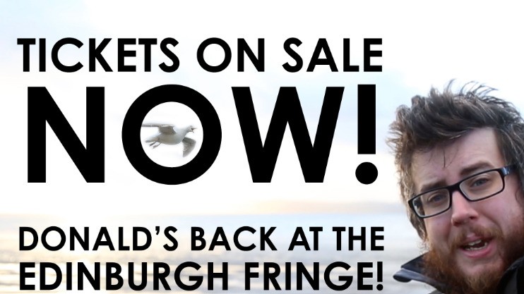 Tickets on sale now for Donald McGinty’s Going Coastal at Edinburgh Fringe 2026