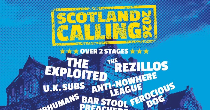 Scotland Calling 2026 punk festival live at Edinburgh Corn Exchange – all-day punk rock event
