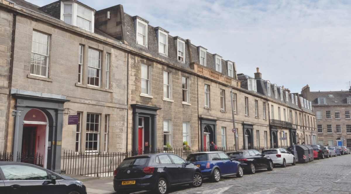 16-26 Forth Street Edinburgh – Georgian townhouses proposed for aparthotel conversion