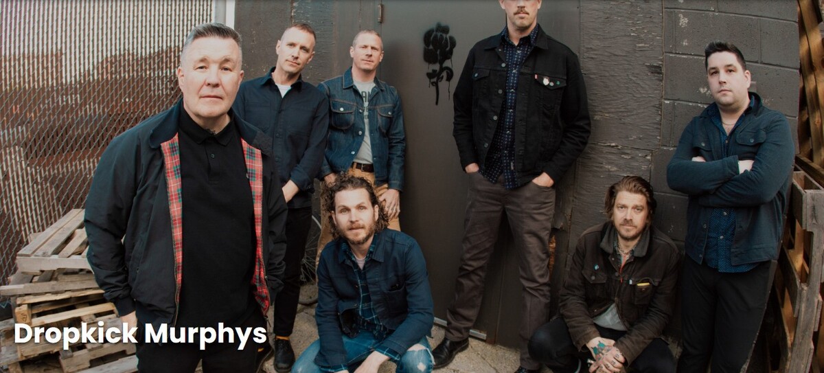 Dropkick Murphys ahead of their Edinburgh Corn Exchange show in June 2026