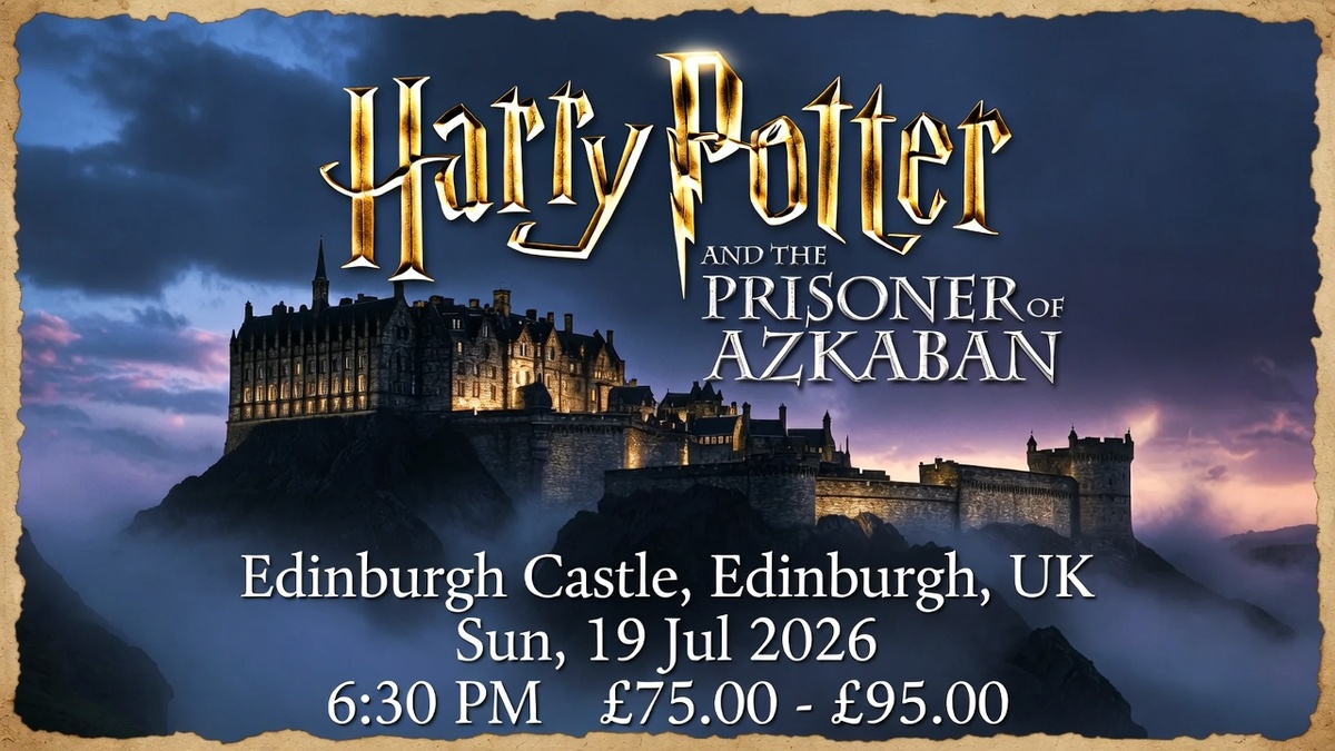 Harry Potter and the Prisoner of Azkaban at Edinburgh Castle on 19 July 2026
