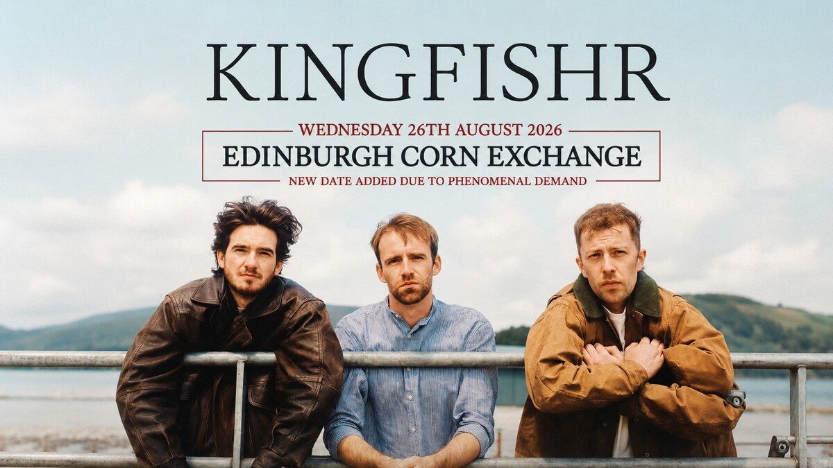 Kingfishr concert at Edinburgh Corn Exchange