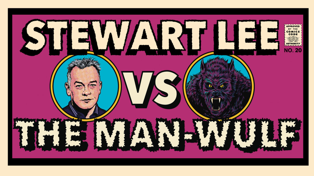 Stewart Lee vs The Man-Wulf comedy show in Edinburgh