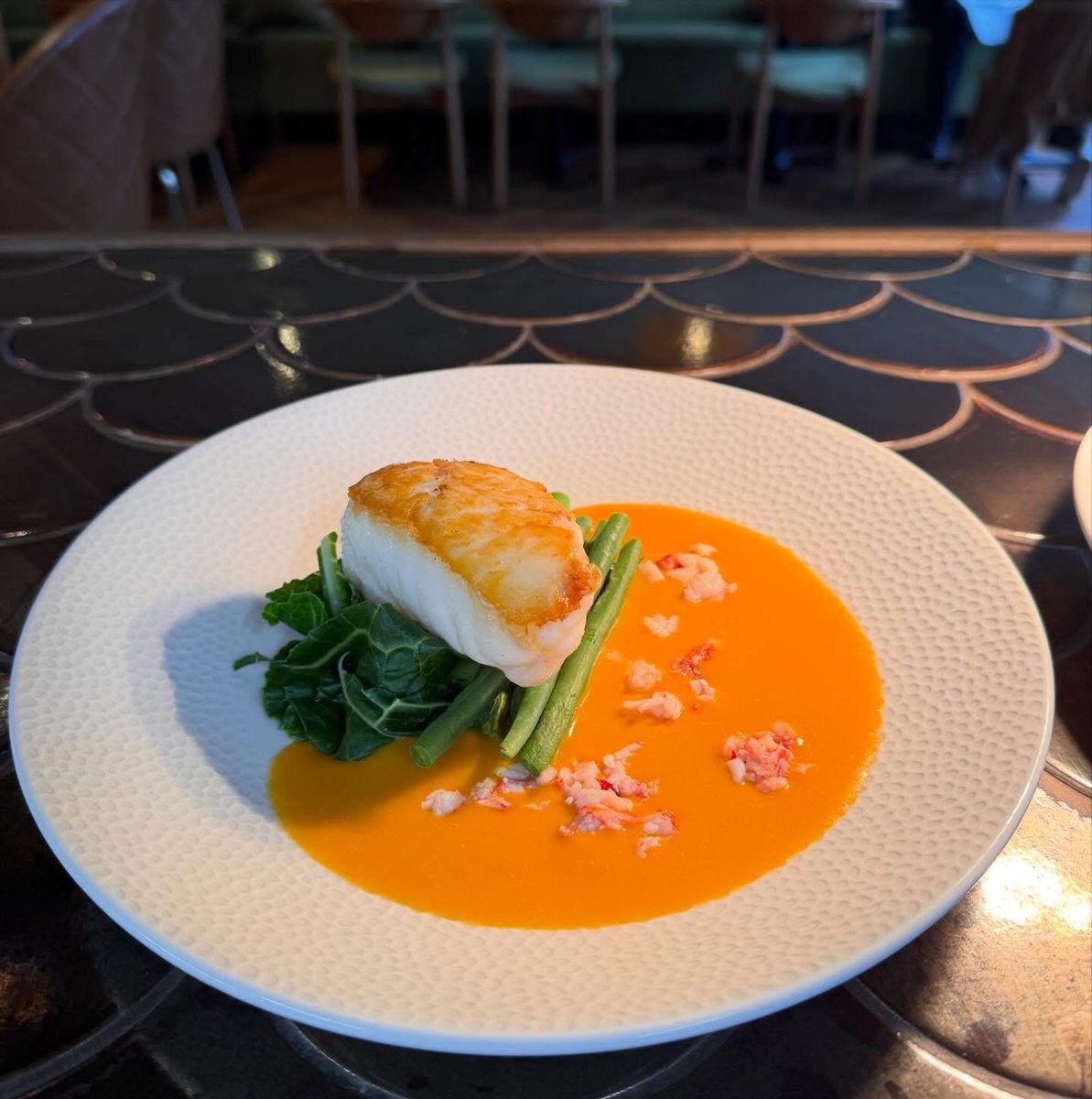 Seafood dish from the summer menu at Barry Fish in Leith