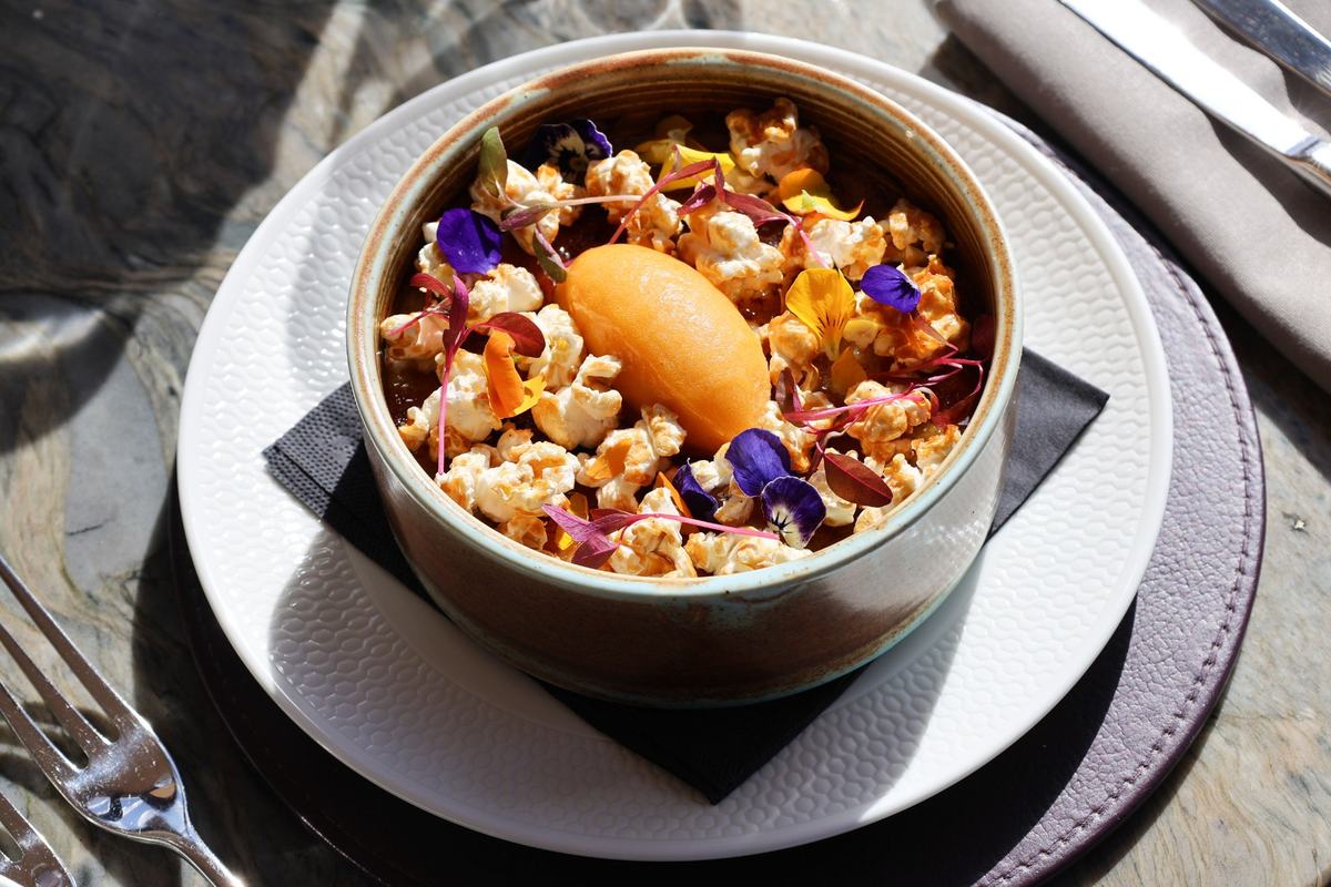 Summer dessert at Fingal’s Lighthouse Restaurant in Leith