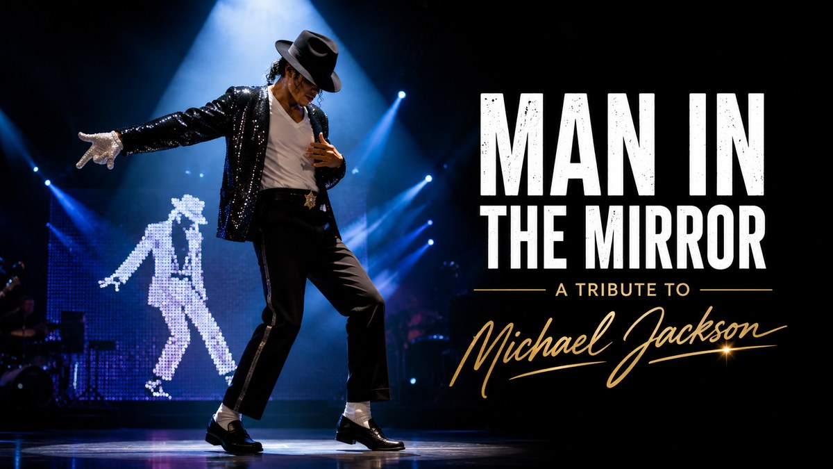Michael Jackson tribute performer on stage for Man in the Mirror at Usher Hall in Edinburgh