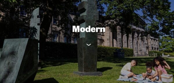 Modern One gallery building in Edinburgh