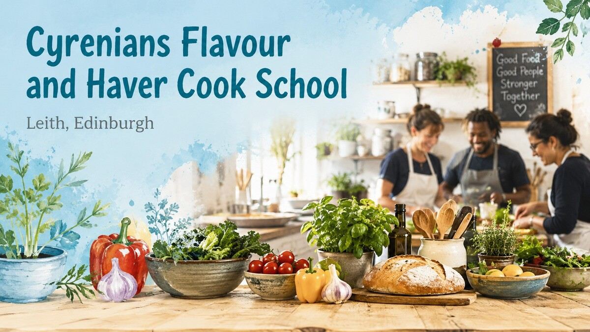 Cyrenians Flavour and Haver Cook School in Leith, Edinburgh