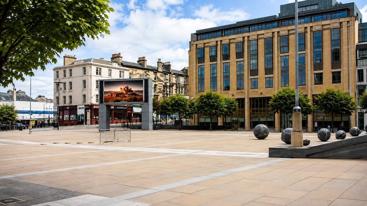 Festival Square in Edinburgh city centre