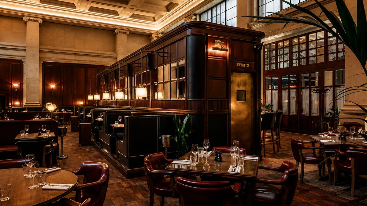 Hawksmoor Edinburgh restaurant interior
