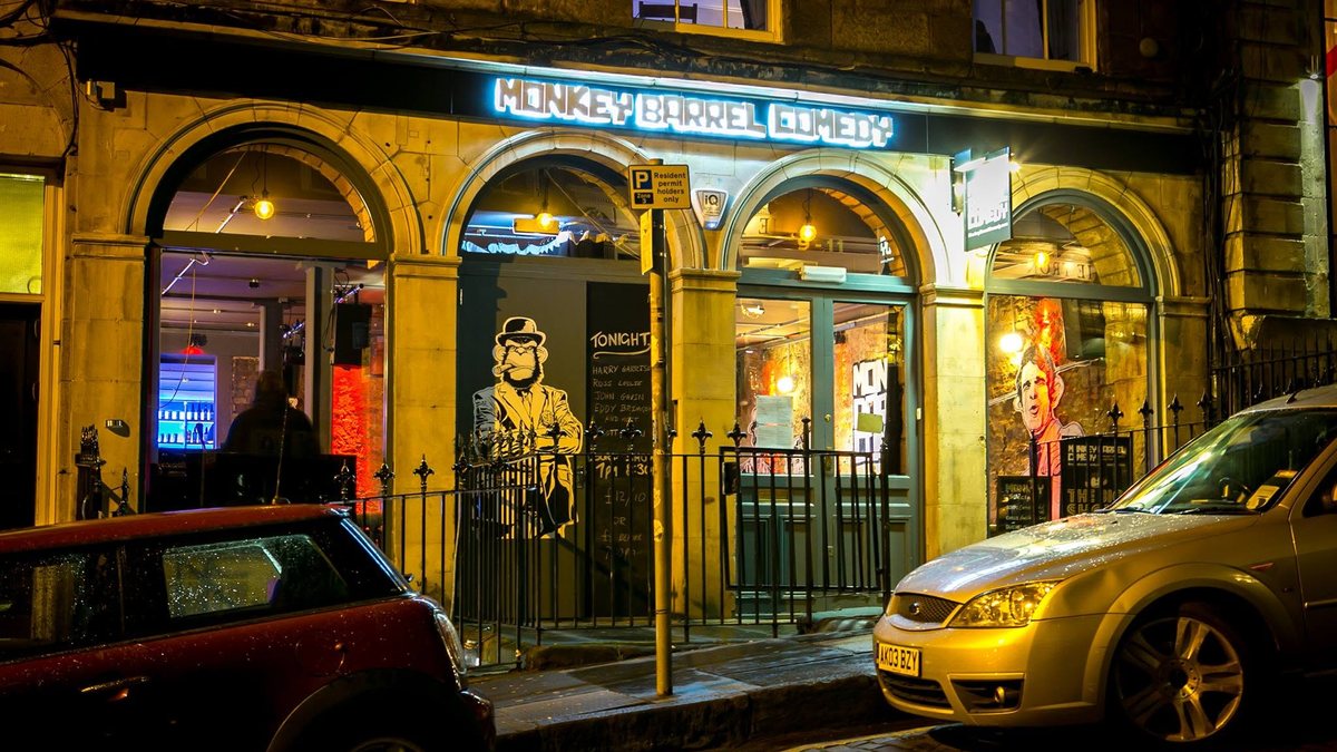 Monkey Barrel Comedy venue on Blair Street in Edinburgh