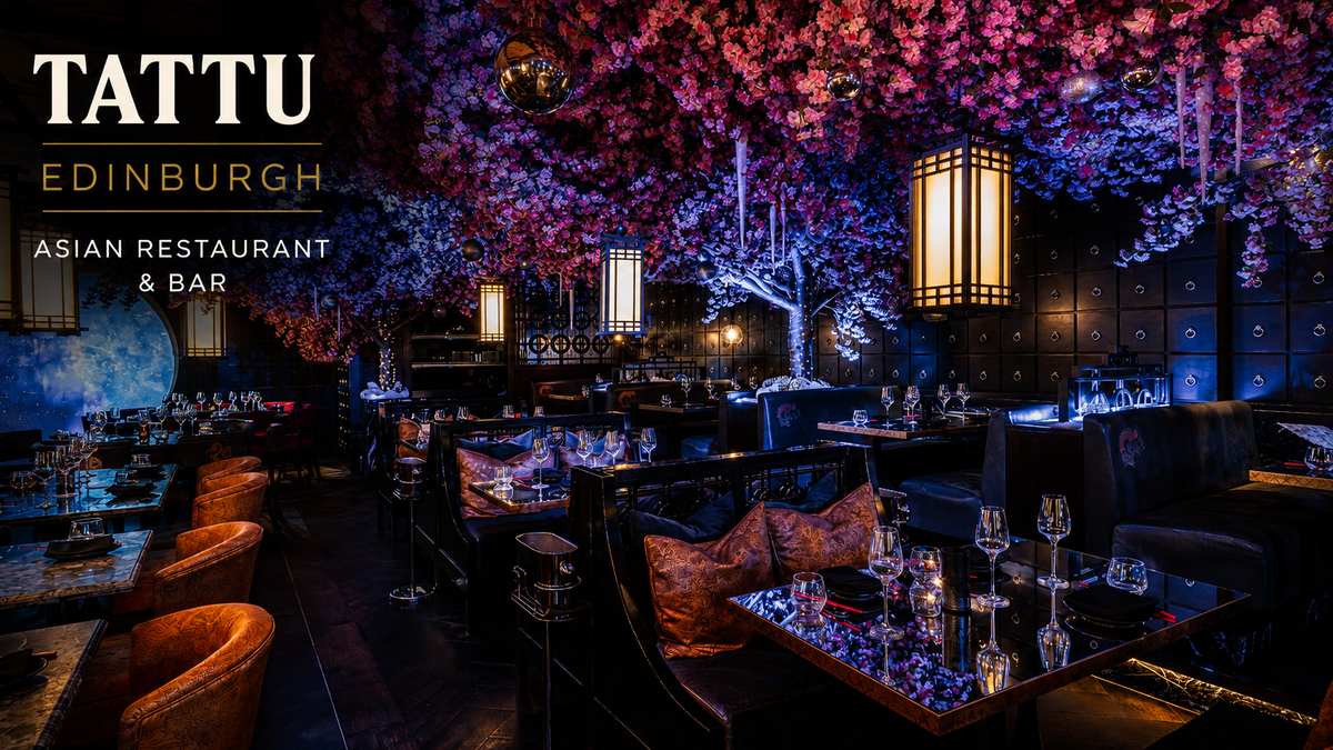 Tattu Edinburgh restaurant interior