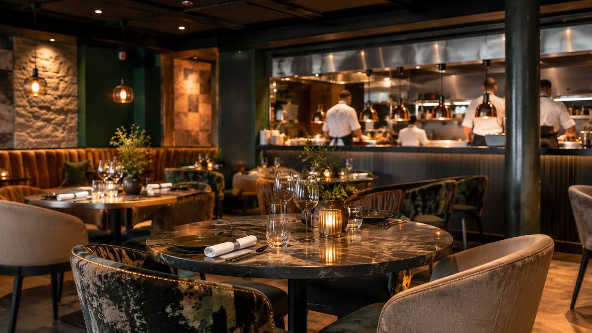 The Kitchen restaurant interior in Edinburgh