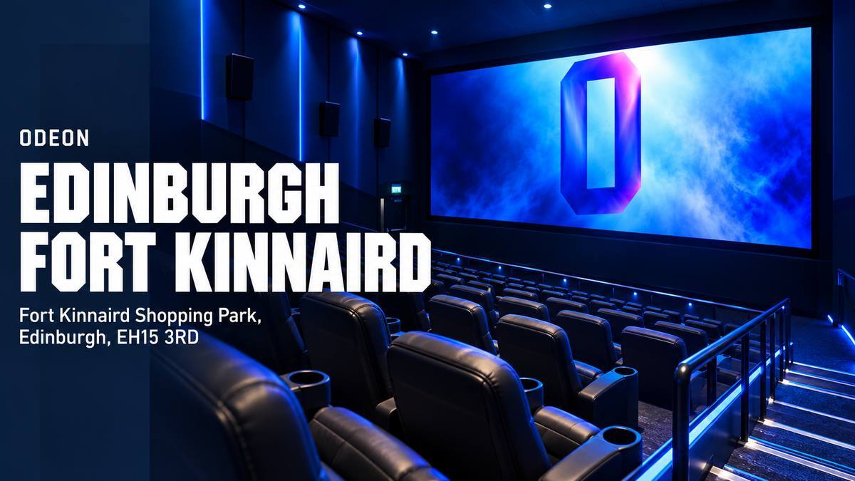ODEON Edinburgh Fort Kinnaird cinema auditorium with tiered seating