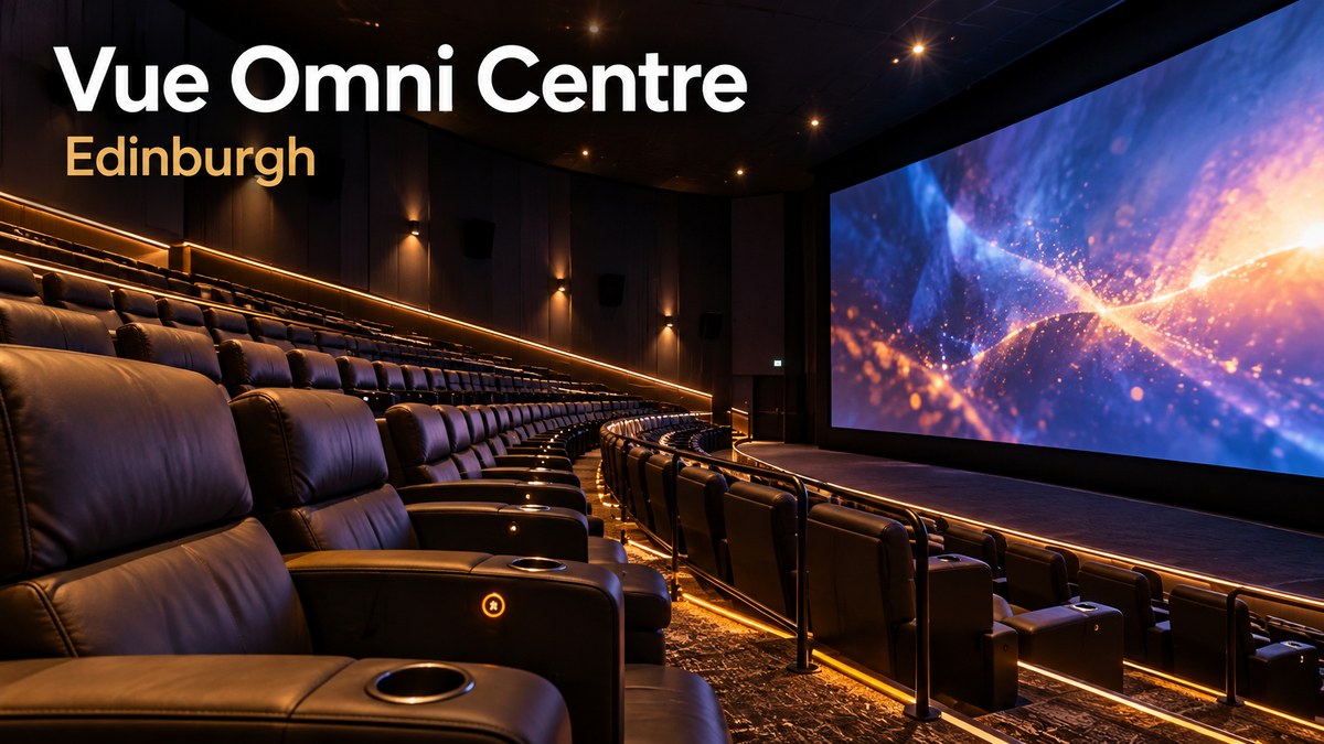 Vue Omni Centre Edinburgh cinema auditorium with reclining seats