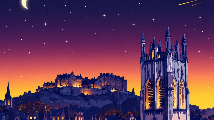 Winter in the West End Christmas Market in Edinburgh and the Lothians, Christmas market photograph
