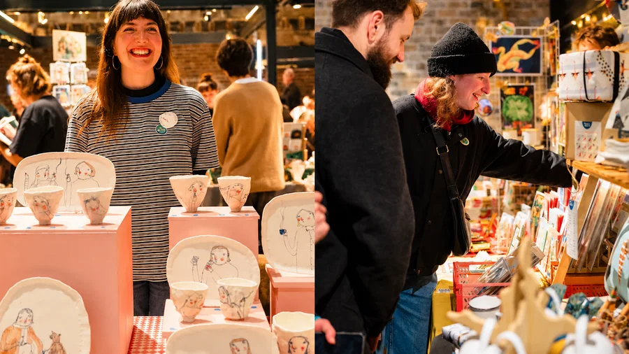 Endless Love Creative Winter Makers Market in Edinburgh and the Lothians, Christmas market photograph