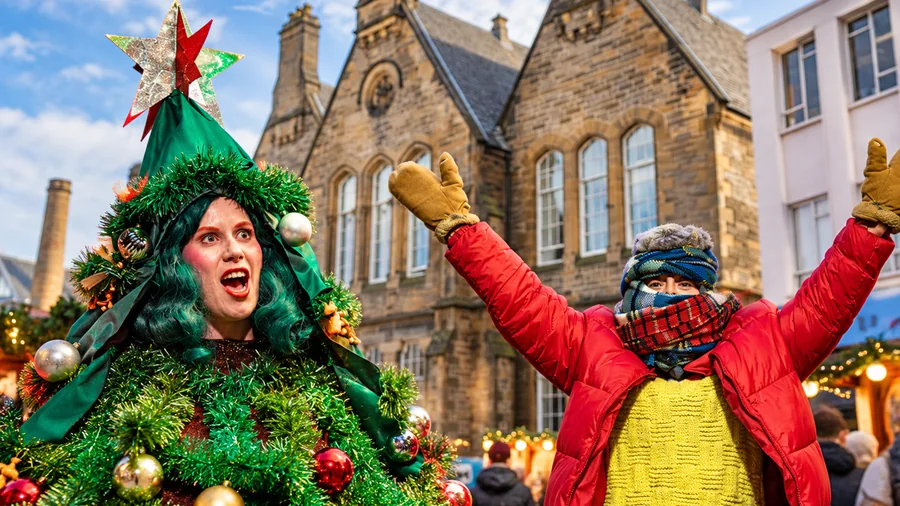 Fringe Society Christmas Makers Market in Edinburgh and the Lothians, Christmas market photograph