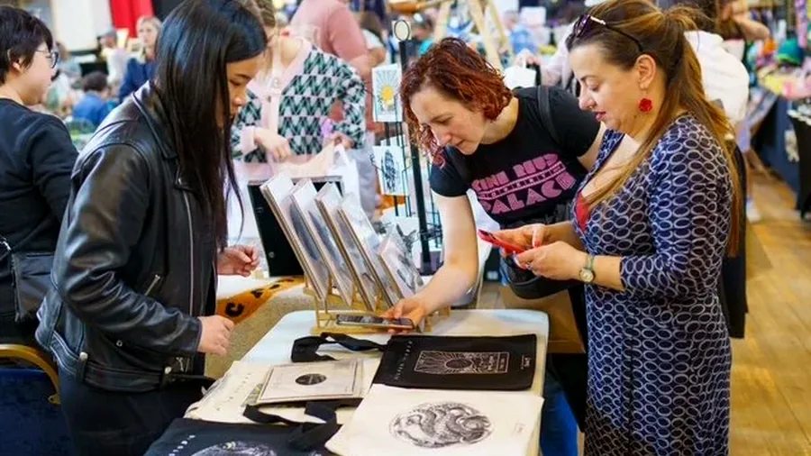 Young Makers Market, Portobello in Edinburgh and the Lothians, Christmas market photograph