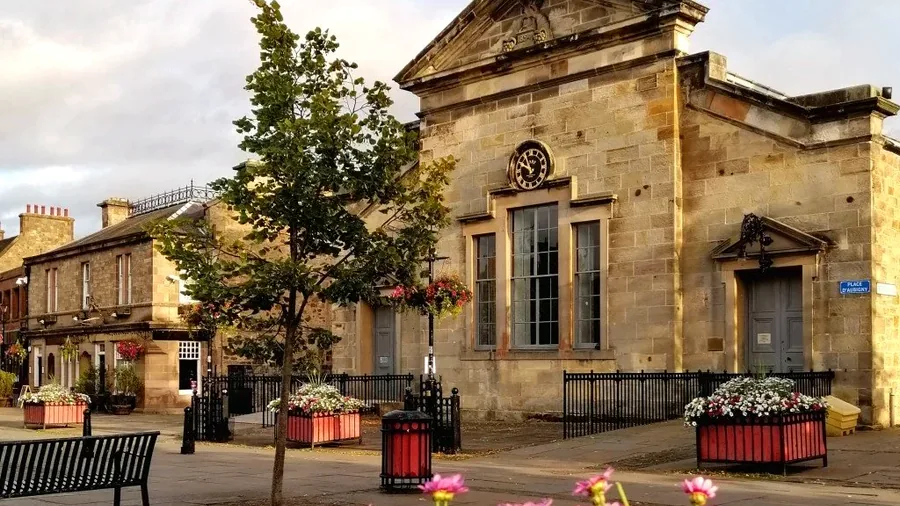 Haddington Corn Exchange Christmas Makers Market in Edinburgh and the Lothians, Christmas market photograph
